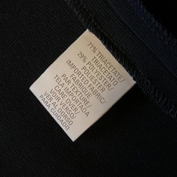 LAST CHANCE: Anne Klein Black Dress Jacket - Size 6 - Picture 6 of 6